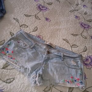 Vintage Y2K Hollister HCO Daisy Dukes Booty Shorts Distressed Sexy 9 29 Mini